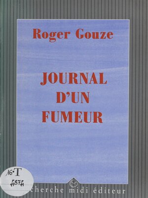 cover image of Journal d'un fumeur